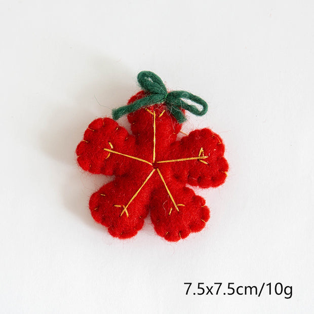 Snowflake Socks Decorative Pendant Diy Accessories