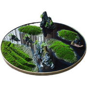 Table Core Decoration Flower Round Miniature Landscape Dining Set