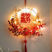 New Year Decoration Luminous Fu Character Pendant Festive Layout Supplies