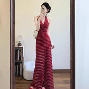 Summer Sleeveless Long Jumper Dress