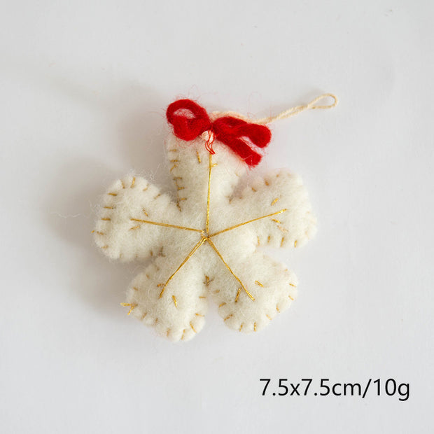 Snowflake Socks Decorative Pendant Diy Accessories