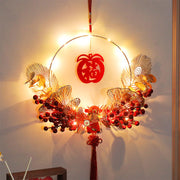 New Year Decoration Luminous Fu Character Pendant Festive Layout Supplies