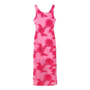 Women's Embroidered Sleeveless Straight Holiday Dress